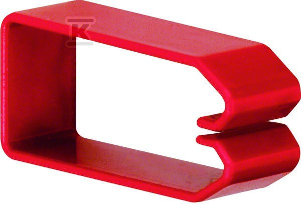 Cable clamp HNG 75x37mm, red - HN750373