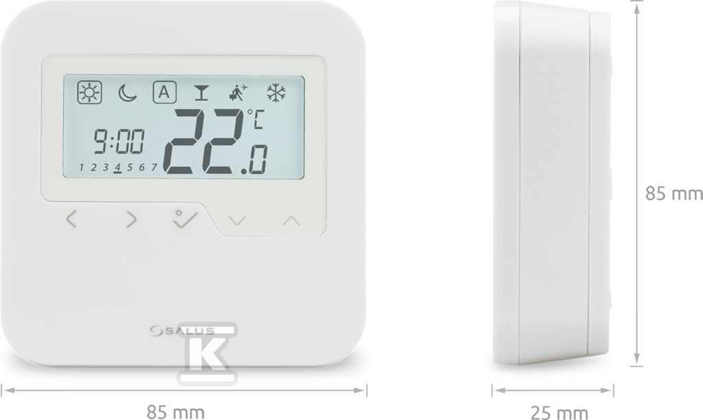 Regulator temperatury przewodowy SALUS - HTRP230