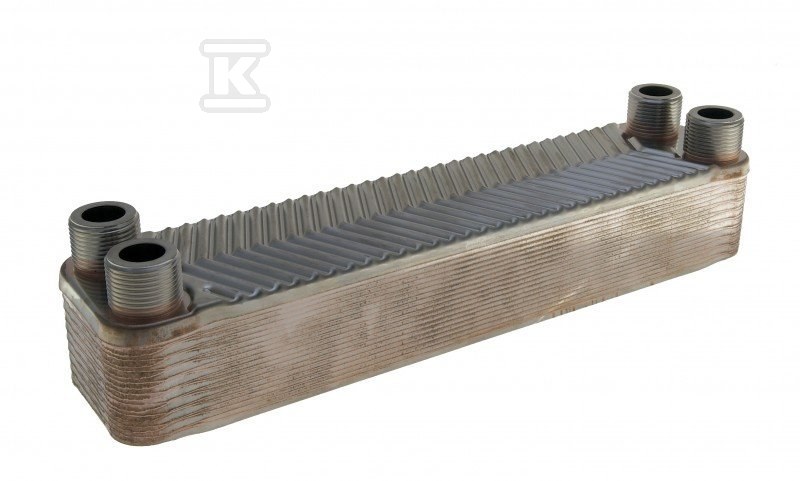 30-plate brazed heat exchanger with - IC8THX30