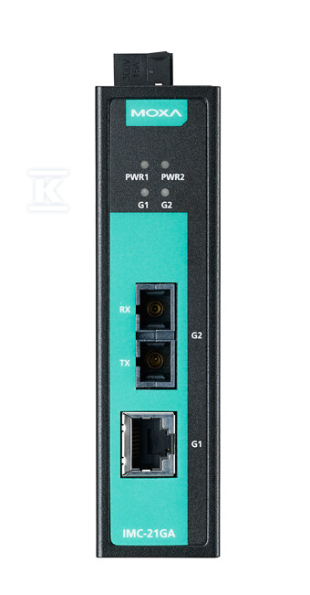 Промисловий гігабітний медіаконвертер, - IMC-21GA-LX-SC-T