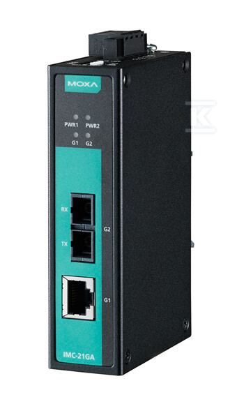 Промисловий гігабітний медіаконвертер, - IMC-21GA-LX-SC-T