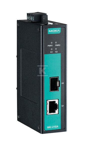 Промисловий гігабітний медіаконвертер, - IMC-21GA