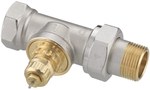 Thermostatic angle valve, connection Rp installation 3/4, connection heater R 3/4