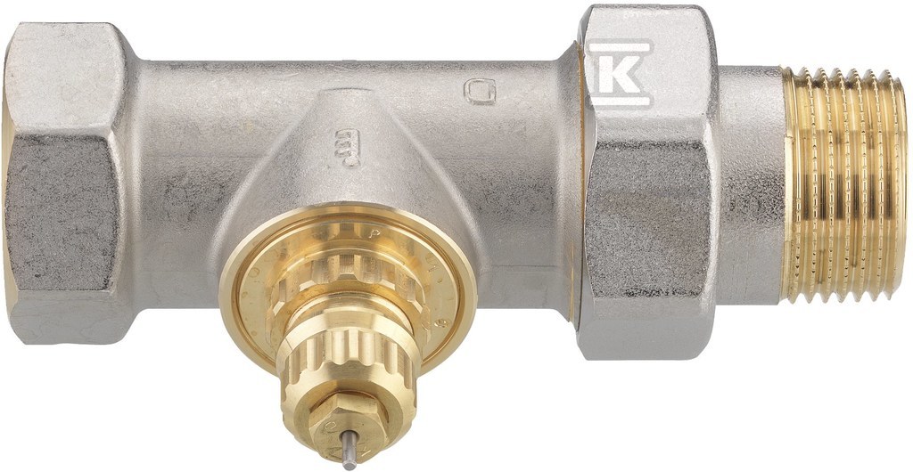 Straight thermostatic valve, - 013G1679