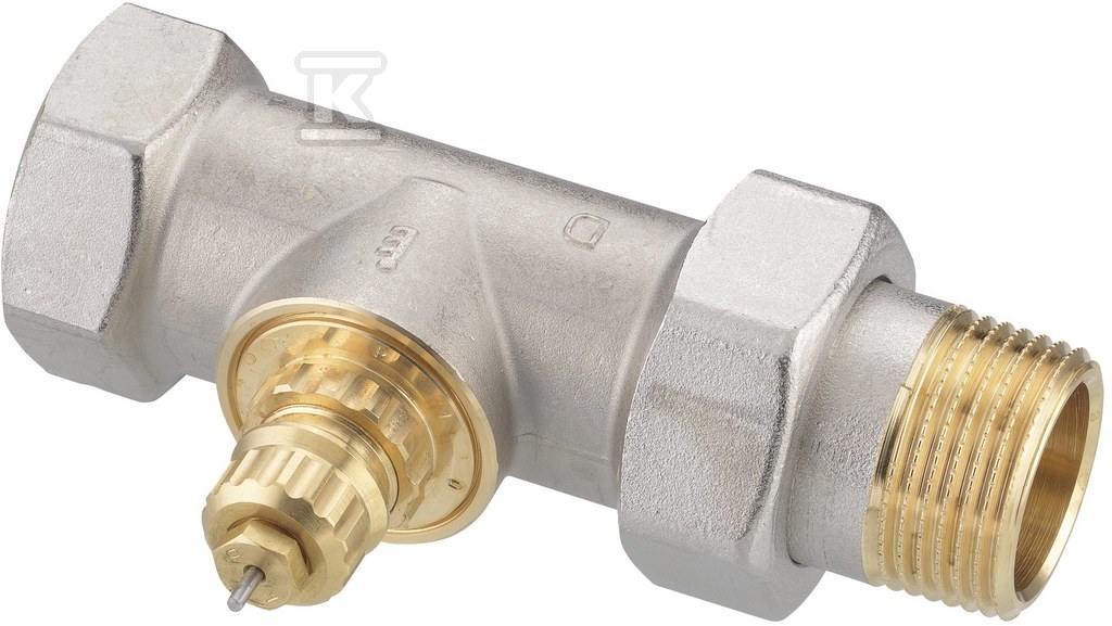 Straight thermostatic valve, - 013G1679