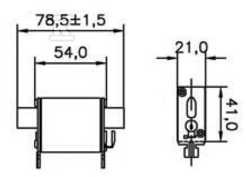 Insert NH000 2A 500V GL/GG double - 2NHG000B