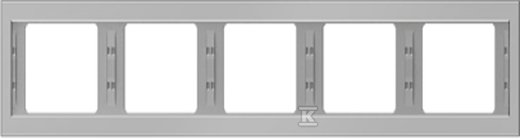 5-way horizontal frame, stainless steel - 13937004