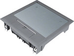 Pokrywa uchylna VQ06 200x200 wykładzina 5 mm stal szary PA, TEHALIT.VE-EE