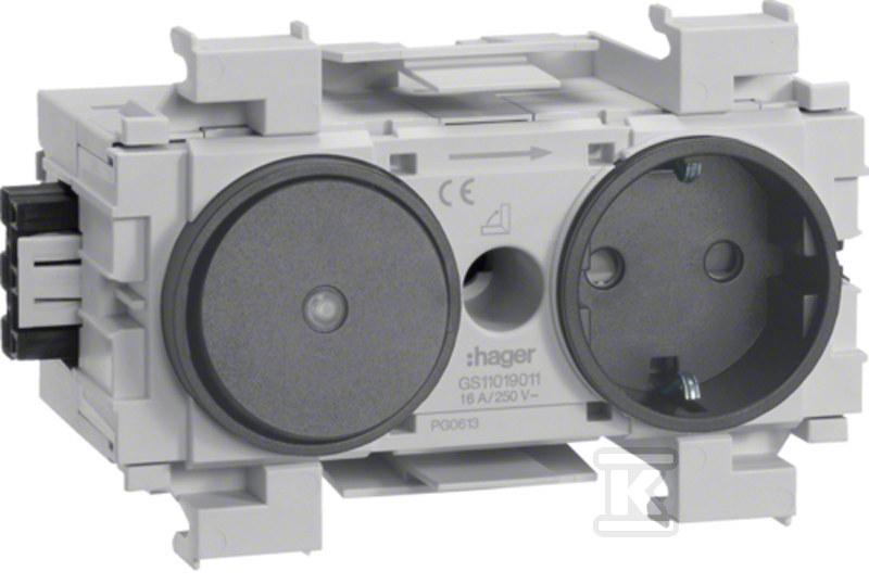 Gniazdo SCHUKO z przełącznikiem WAGO - GS11019011