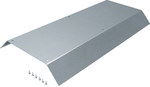 Pokrywa kanału napodłogowego 2-stronna skos 800 mm 250x70 mm stal, TEHALIT.AK