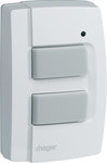Nadajnik radiowy natynkowy  2-krotny, IP55, KNX Q/E/S