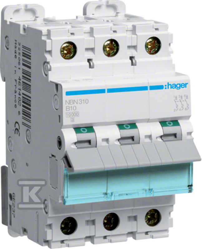 Wyłącznik nadprądowy Icn=10000A / - NBN310
