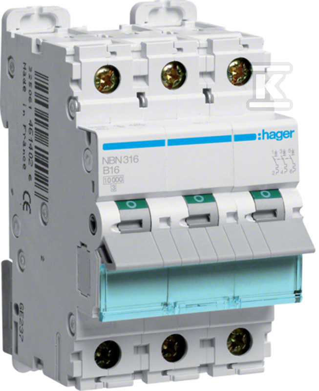 Wyłącznik nadprądowy Icn=10000A / - NBN316