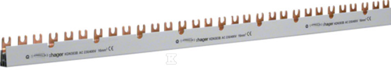 Barra de dentes em garfo horizontal 3P - KDN383B