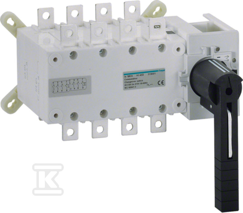 Przełącznik zasilania I-0-II 4P 160A - HI452
