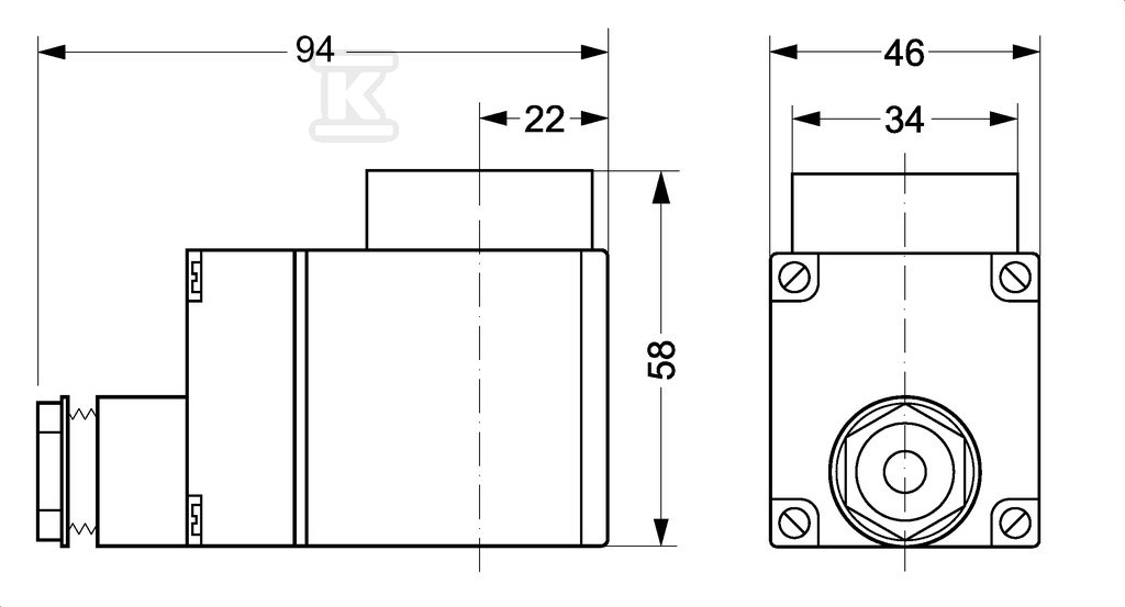 BE024AS kalem 10V a.c. 24V, 50Hz za - 018F6707