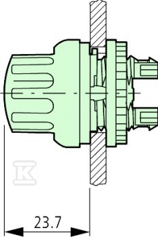 M22-W actuator 2-position switch with - 216853