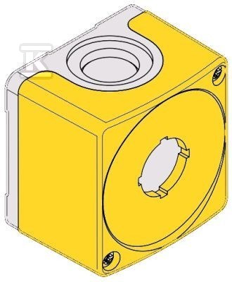 CEPY1-0 Yellow plastic housing, 1-hole - 1SFA619821R1000