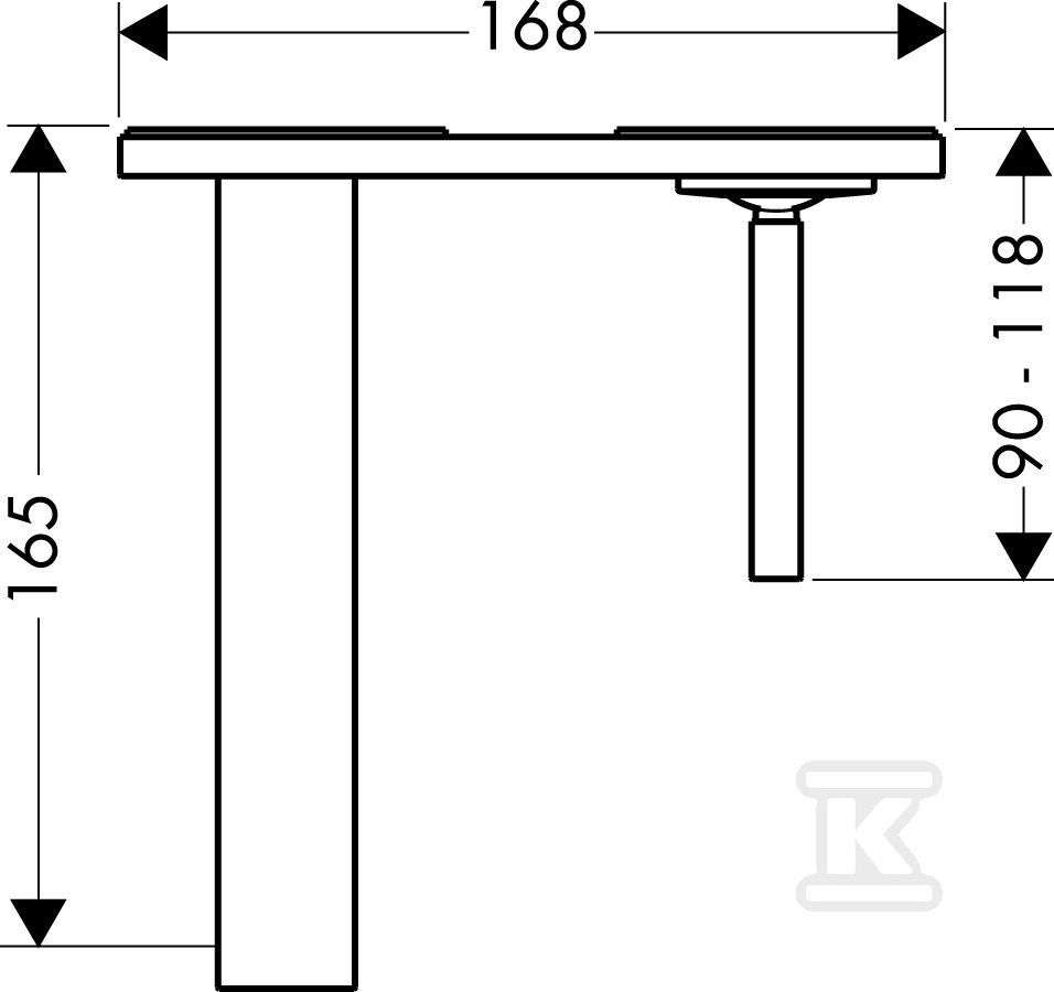 Bateria umywalkowa Hansgrohe Axor - 39112000