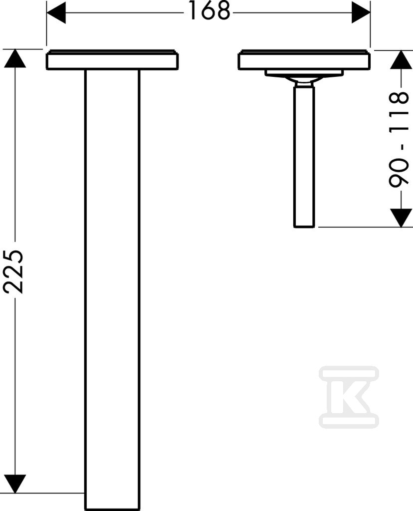 Bateria umywalkowa Hansgrohe Axor - 39116000