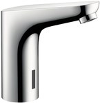 Focus Electronic washbasin faucet without temperature control, powered by 230V