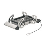 Conector industrial carcasa Tapa superior de la carcasa Cierre lateral inferior Tamaño de instalación: 4 IP65 tras la conexión HDC 10B DMDQ 2QB