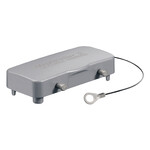 Conector industrial carcasa Tapa inferior de la carcasa Cierre lateral inferior Tamaño de instalación: 6 IP65 después de la conexión HDC 16B DODQ 4BO
