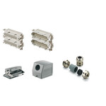 Conectores industriales (kit) Serie: HE conector roscado Tamaño de instalación: 12 Número de polos: 48 HDC-KIT-HE 48.150
