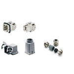 Conectores industriales (kit) Serie: HA conector roscado Tamaño de instalación: 1 Número de polos: 3 HDC-KIT-HA 03.302