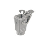 Conectores industriales carcasa Carcasa del conector Retén de sujeción lateral inferior Tamaño de instalación: 1 IP65 tras la conexión HDC 04A KOLU 1M20G
