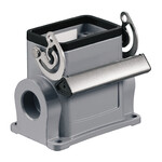 Conector industrial carcasa Base carcasa Cierre de sujeción inferior Tamaño de instalación: 3 IP65 tras conexión HDC 06B SLU 2M25G