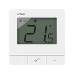 Regulator temperatury Internetowy, ENGO E25-24W, natynkowy, ZigBee/868MHz, biały