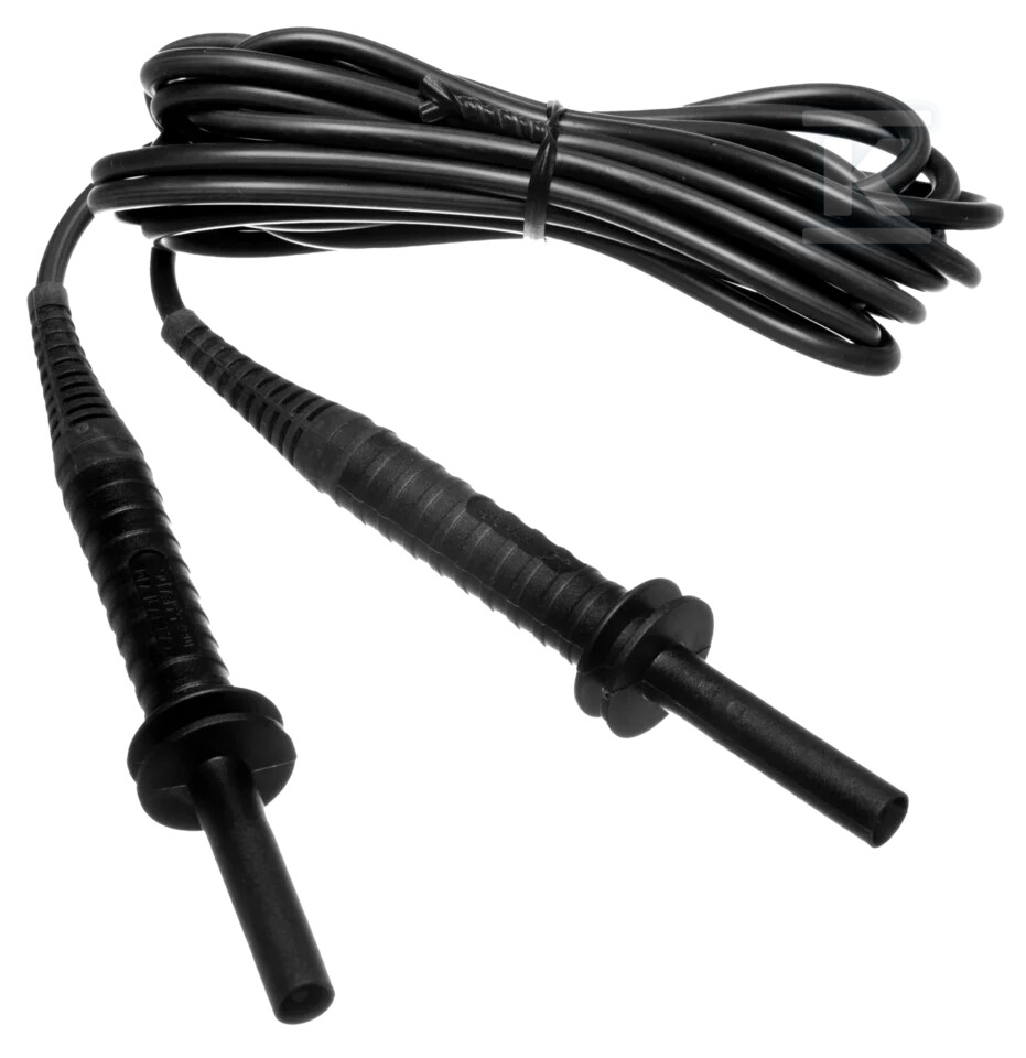 Przewód 3 m czarny 5 kV (wtyki - WAPRZ003BLBB5K