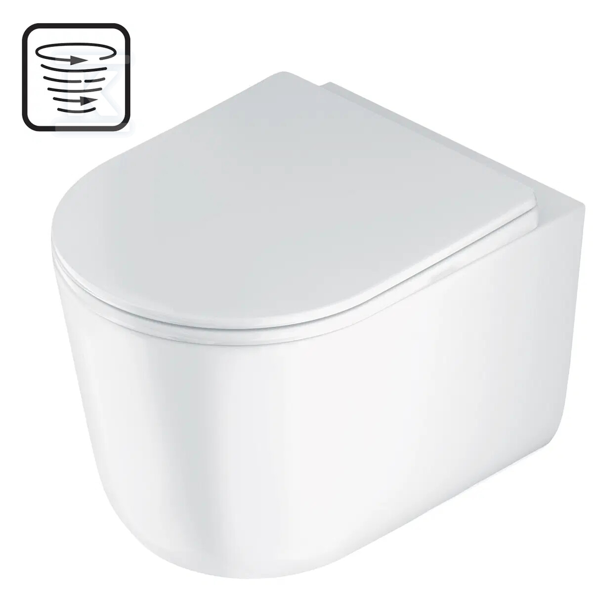 Miska WC z deską bezkołnierzowa - DNP713