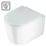 Miska WC z deską bezkołnierzowa ONNLINE, biały