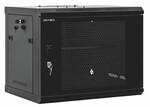 Armario RACK 19" montado en pared 15U 600x600 Serie: ALL IN ONE (Puertas perforadas, negro)