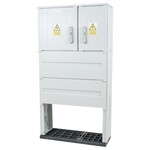 Obudowa termoutwardzalna lakierowana STN 66X42/2L+FTN - daszek płaski, cięgna PCV