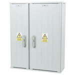 Obudowa termoutwardzalna lakierowana STN 66X84/2P - daszek płaski, cięgna metalowe