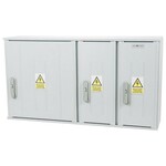 Obudowa termoutwardzalna lakierowana STN 106X58/3L - daszek płaski, cięgna metalowe