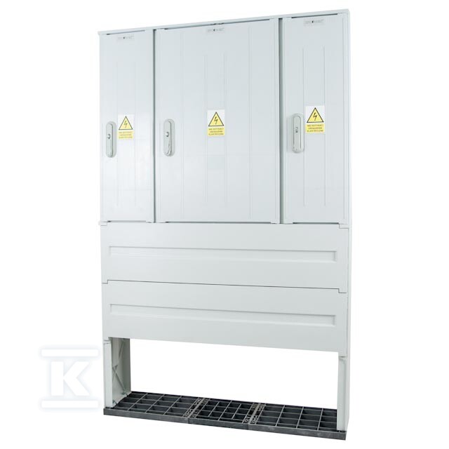 Obudowa termoutwardzalna lakierowana STN 106X84/3S+FTN - daszek płaski ...