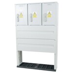 Obudowa termoutwardzalna lakierowana SSTN 80X42/3+FTN - daszek skośny, cięgna metalowe