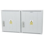 Obudowa termoutwardzalna lakierowana SSTN 106X58/2 - daszek skośny, cięgna PCV