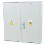 Obudowa termoutwardzalna lakierowana STN 80X84 - montaż aparatów, daszek płaski, cięgna PCV