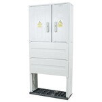Obudowa termoutwardzalna lakierowana STN 66X58/2L/32+FTN- 320 mm, daszek płaski, cięgna PCV