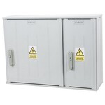 Obudowa termoutwardzalna lakierowana STN 80X58/2L/32- 320 mm, daszek płaski, cięgna metalowe