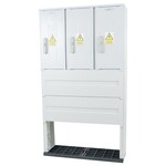 Obudowa termoutwardzalna lakierowana SSTN 80X58/3/32+FTN - 320 mm, daszek skośny, cięgna PCV