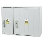 Obudowa termoutwardzalna lakierowana SSTN 80X58/2P/32 - 320 mm, daszek skośny, cięgna PCV