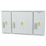 Obudowa termoutwardzalna lakierowana SSTN 106X58/3S/32- 320 mm, daszek skośny, cięgna metalowe