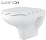 COLOR NEW CleanOn wall hung rimless bowl, without seat