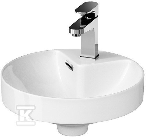 The CREA 38 recessed washbasin round - K114-002